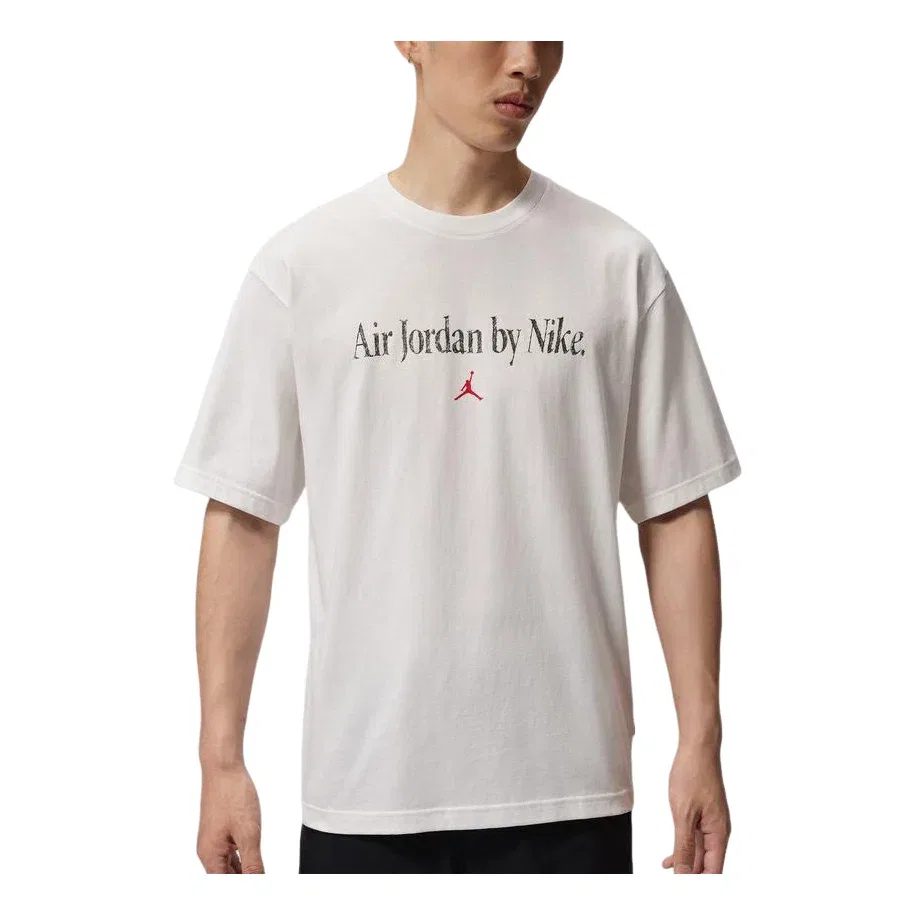 Мужская футболка хлопковая Jordan Brooklyn T-Shirt, белый