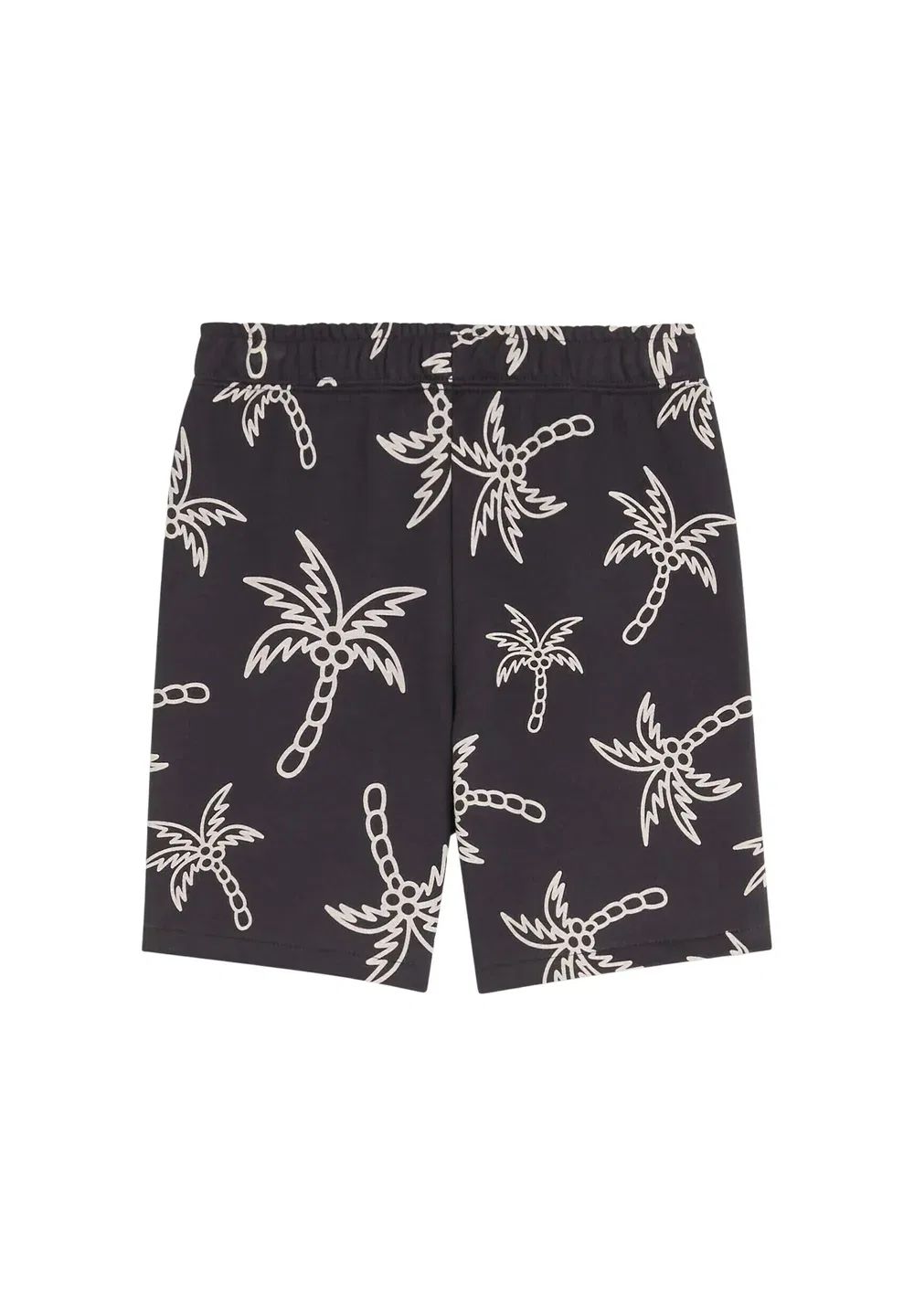 Шорты Hosen & Chino mit Muster - спортивные штаны Tom Tailor, Grey White Sketched Palm Trees — фото 2
