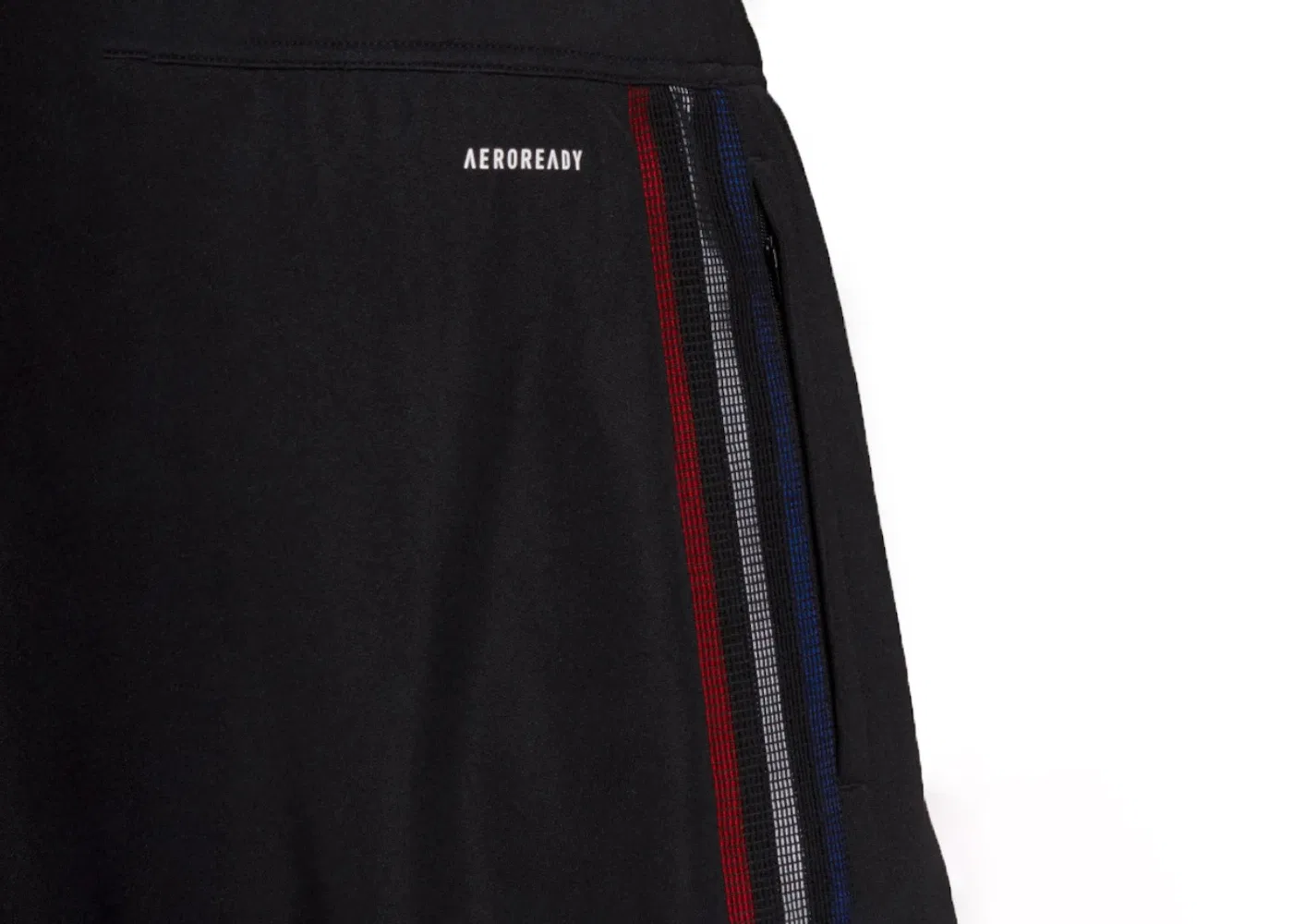 Мужские спортивные штаны с длинными штанинами Adidas Tiro 21, Black/Royal Blue/Vivid Red — фото 2