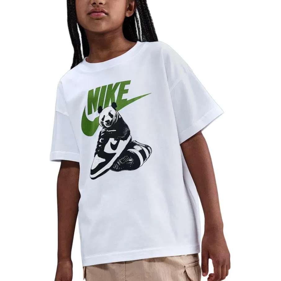 Детская футболка хлопковая Nike, White