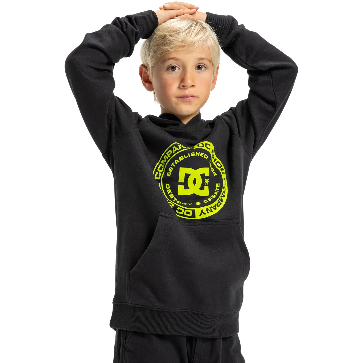 Детская худи с капюшоном DC Corpo Raglan DC Shoes, Черный