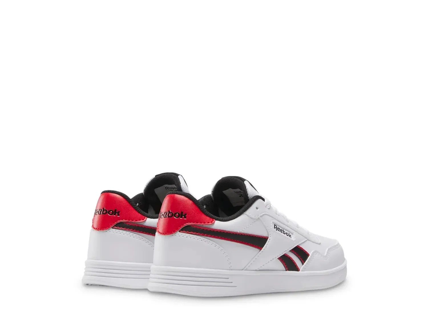 Кроссовки детские Court Advance, Reebok, белый/черный/красный — фото 3