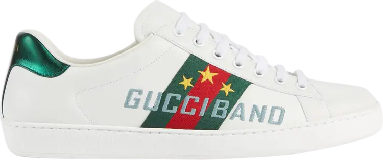 

Кроссовки Gucci Ace Gucci Band, белый