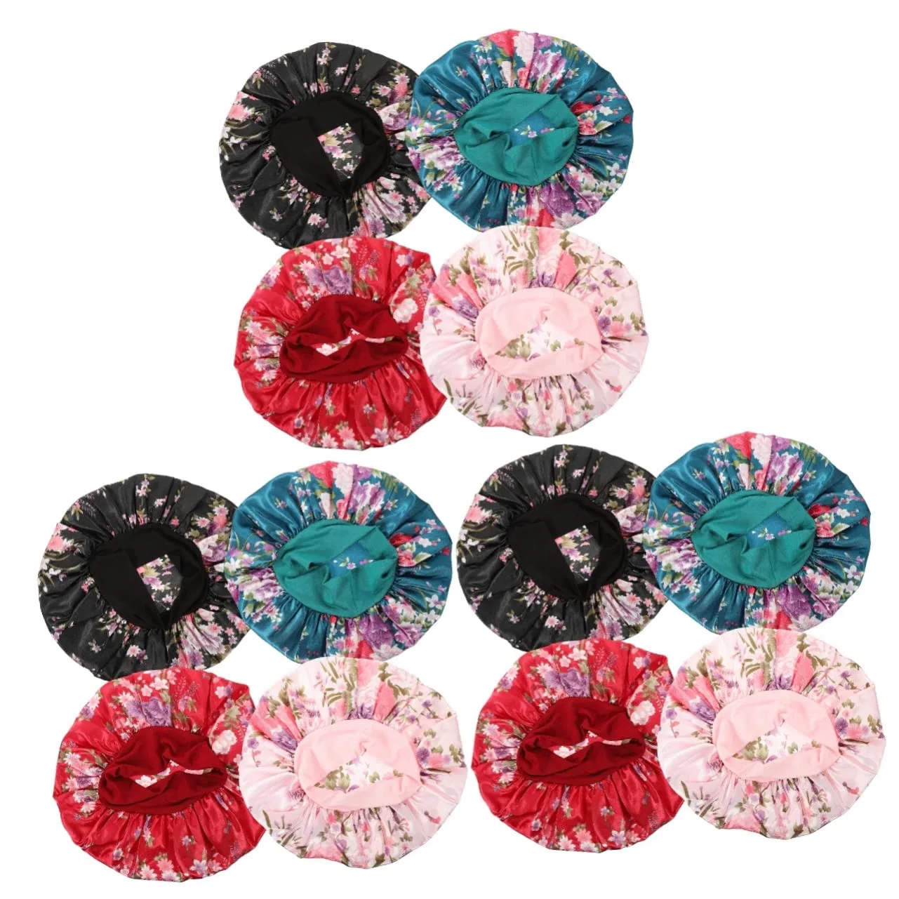 Шапочка для душа Set, Satin, Beatifufu, 3 Pieces, Assorted Colours