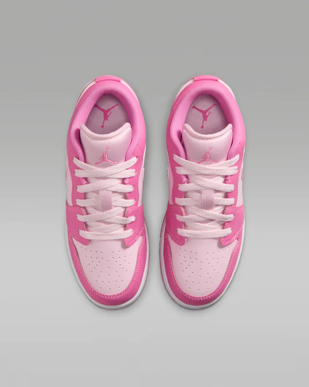 Кроссовки для детей постарше Air Jordan 1 Low, China Rose/White/Pink Foam — фото 4