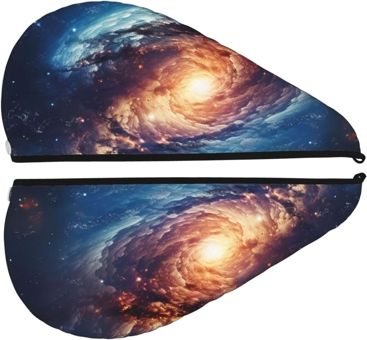 Шапочка для волос Coral Velvet Hair Towel Wrap, Dwrepo, Universe Milky Way Galaxy Print — фото 2