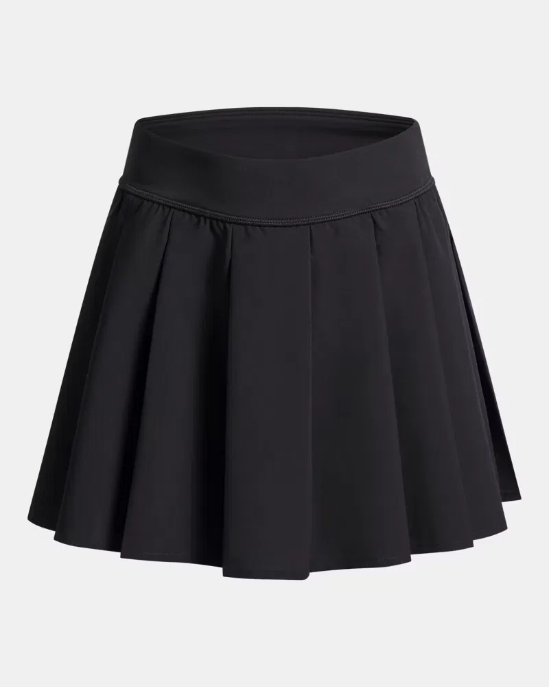Юбка-шорты плиссированные 33 см со встроенными шортами UA Motion Pleated UnderArmour, Black/Jet Gray