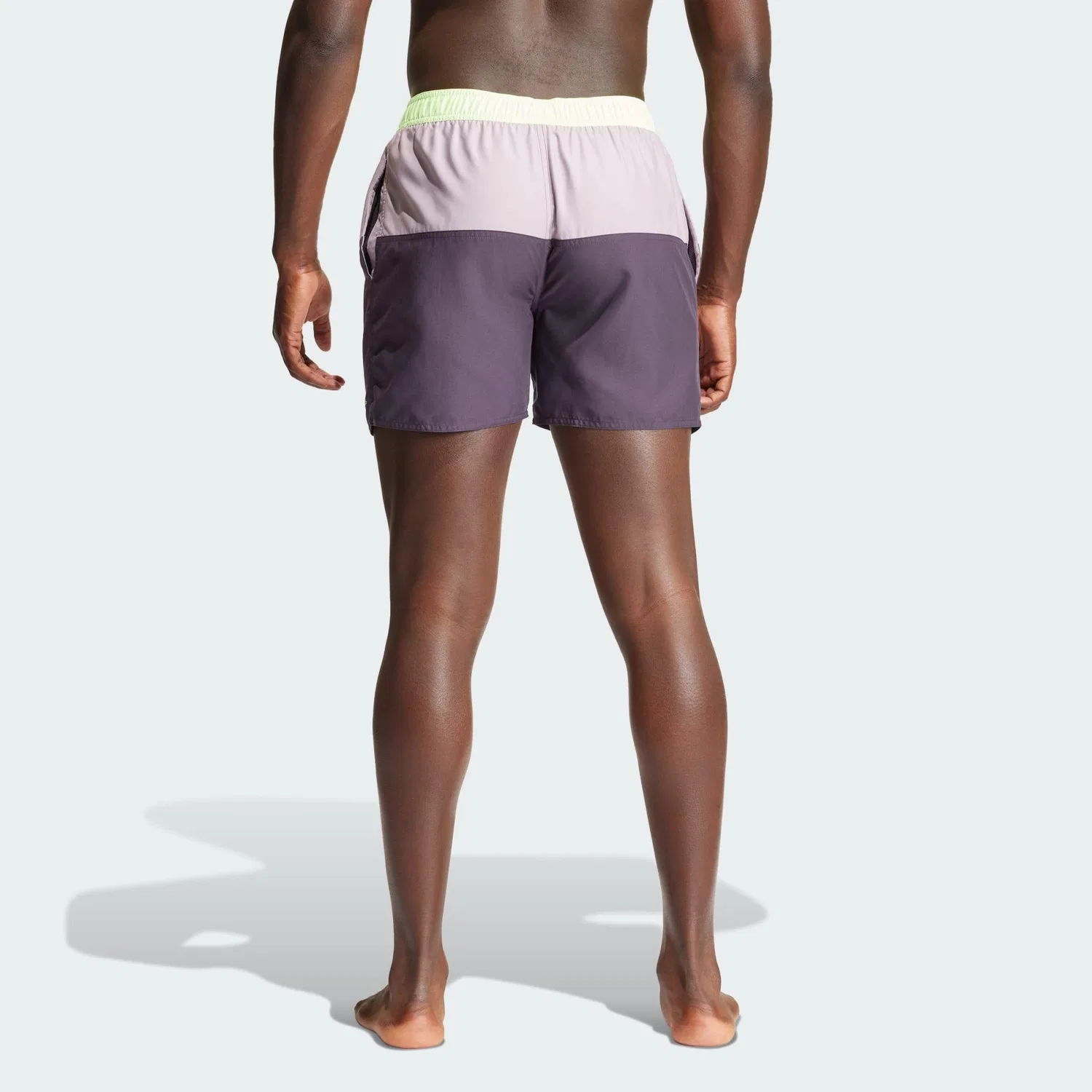 Мужские спортивные плавки с цветовой блокировкой Colorblock CLX Adidas, Schwarz Grun — фото 3