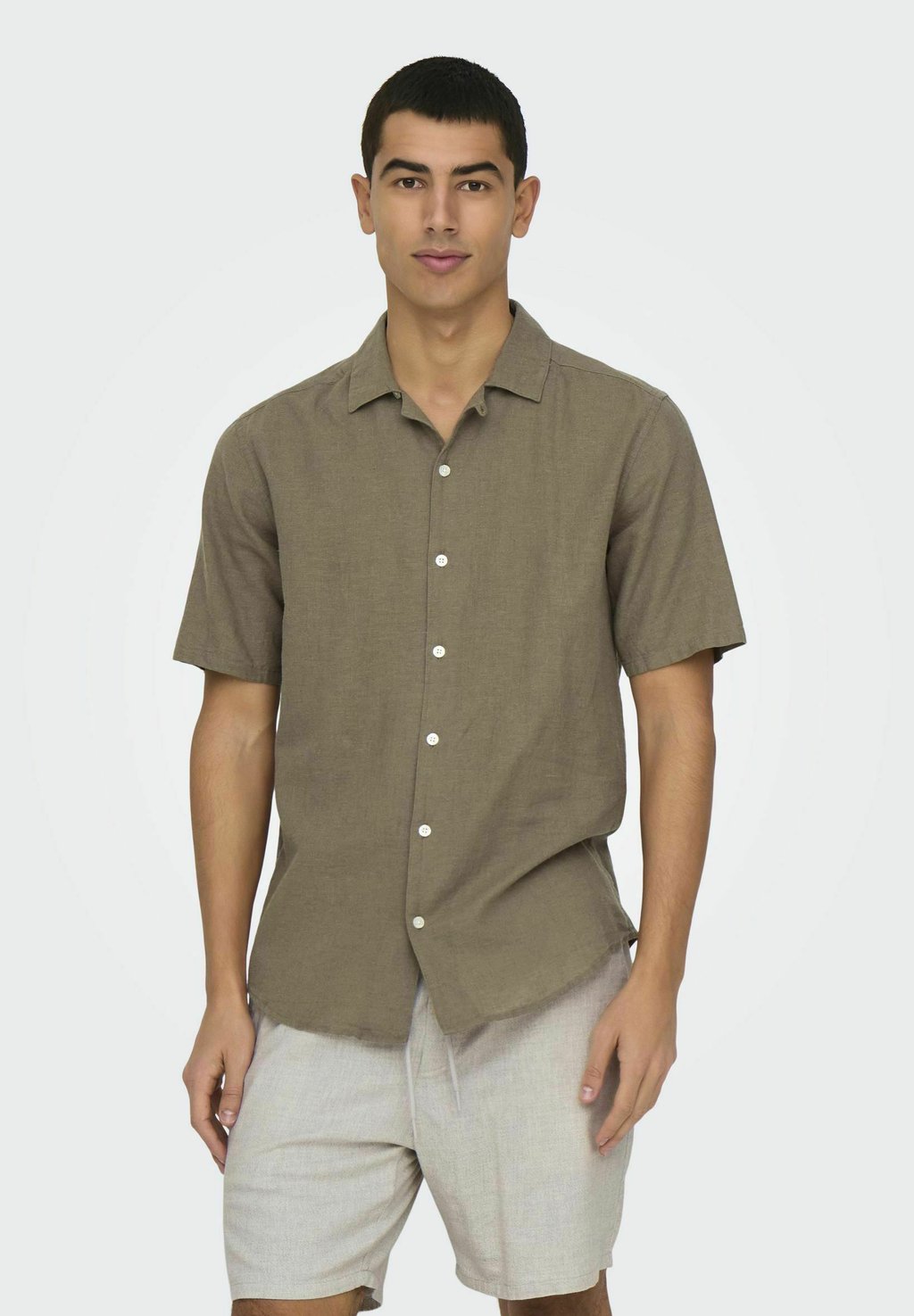 

Рубашка ONSCAIDEN LIFE SOLID RESORT Only & Sons, бежевый