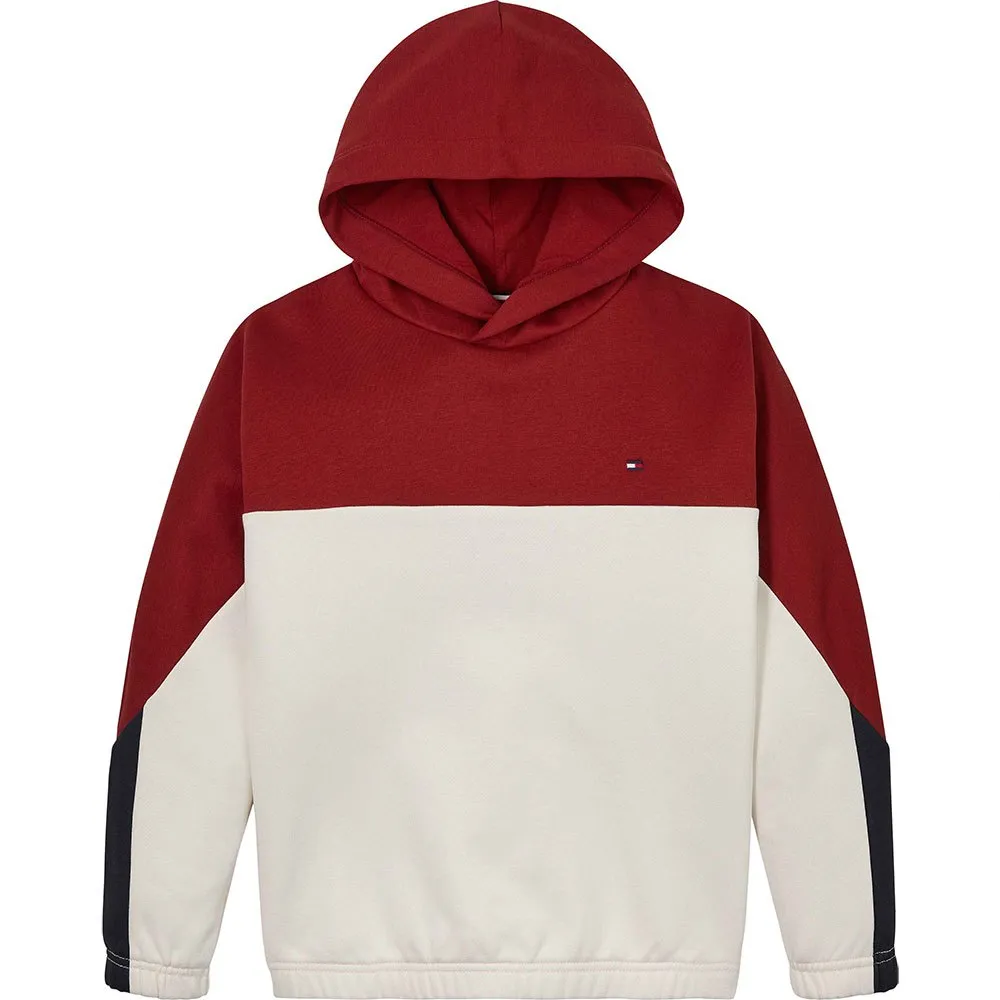 

Худи Tommy Hilfiger Colorblock Fleece, красный