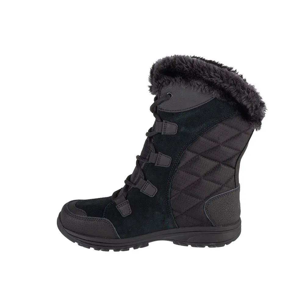 Женские ботинки Columbia Ice Maiden II стеганые на шнуровке, черный — фото 3