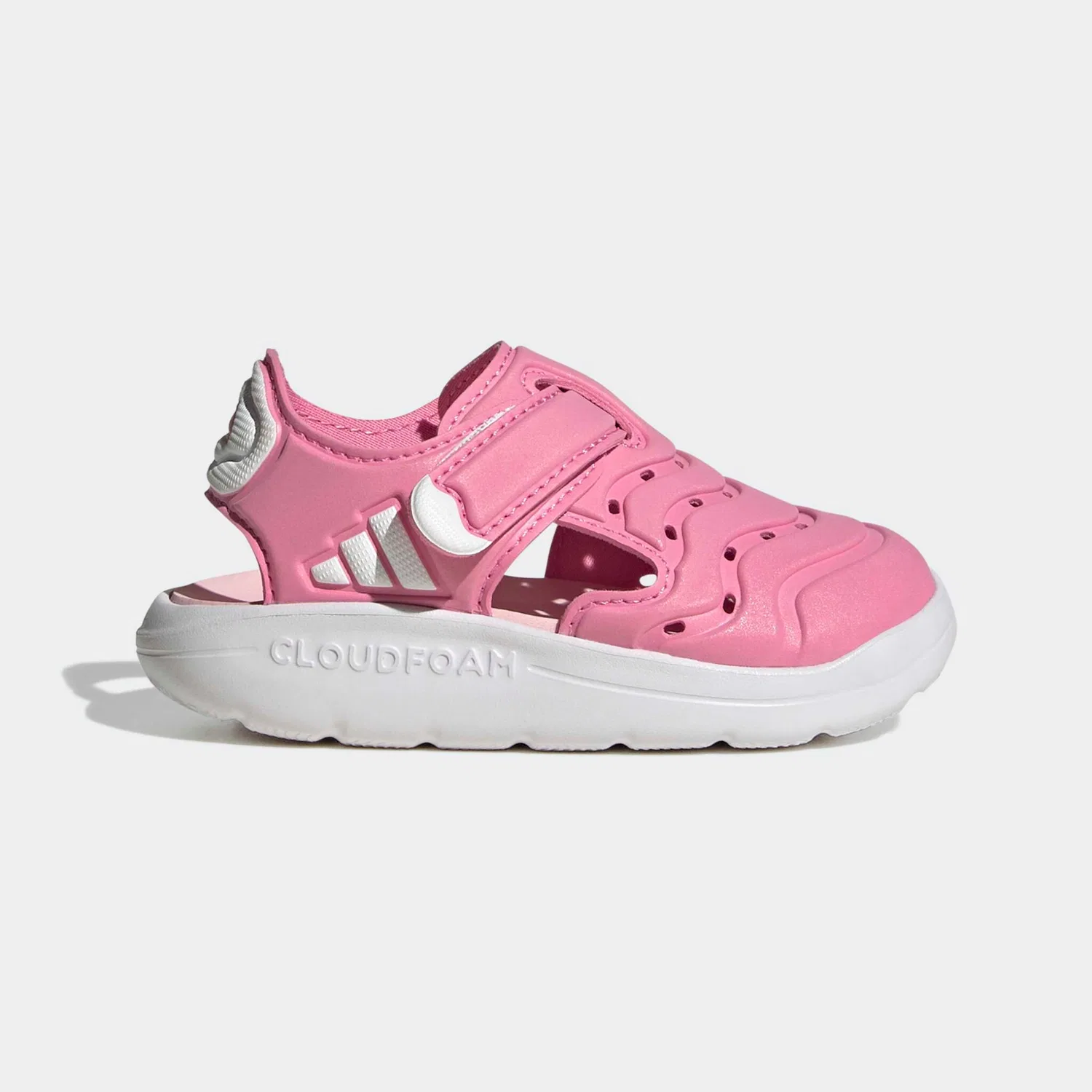 Детские сандалии для воды с закрытым носком Adidas Sportswear, Bliss Pink/Ftwr White/Clear Pink — фото 2