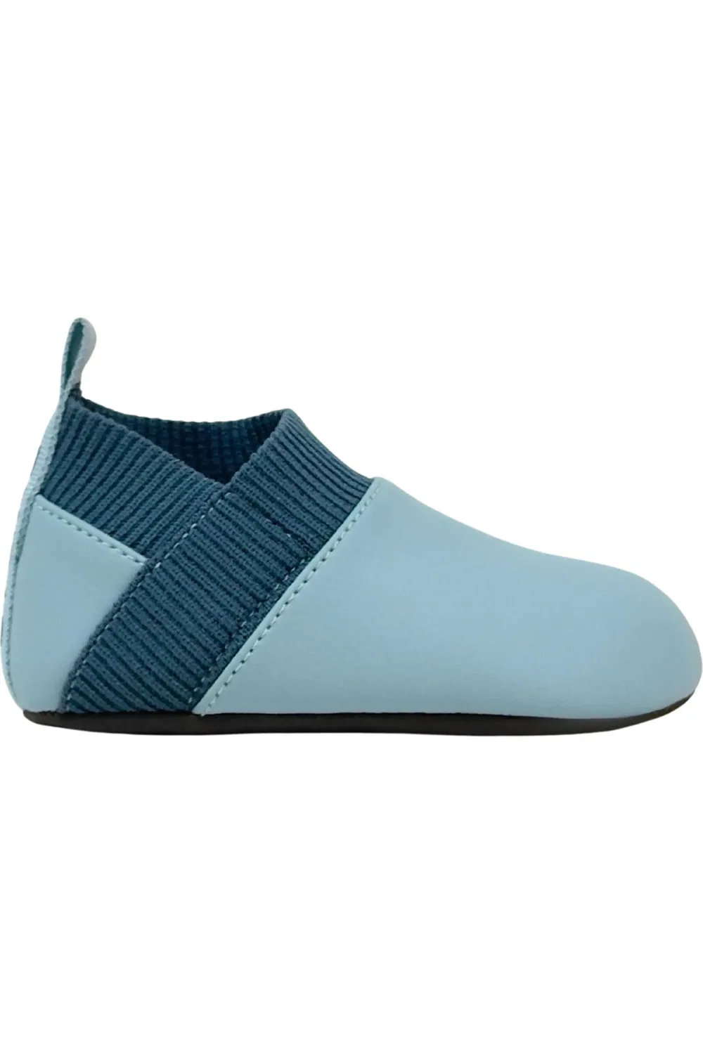 Детские туфли slip-on с широким носком Yale STONZ, Haze Blue-Denim — фото 4