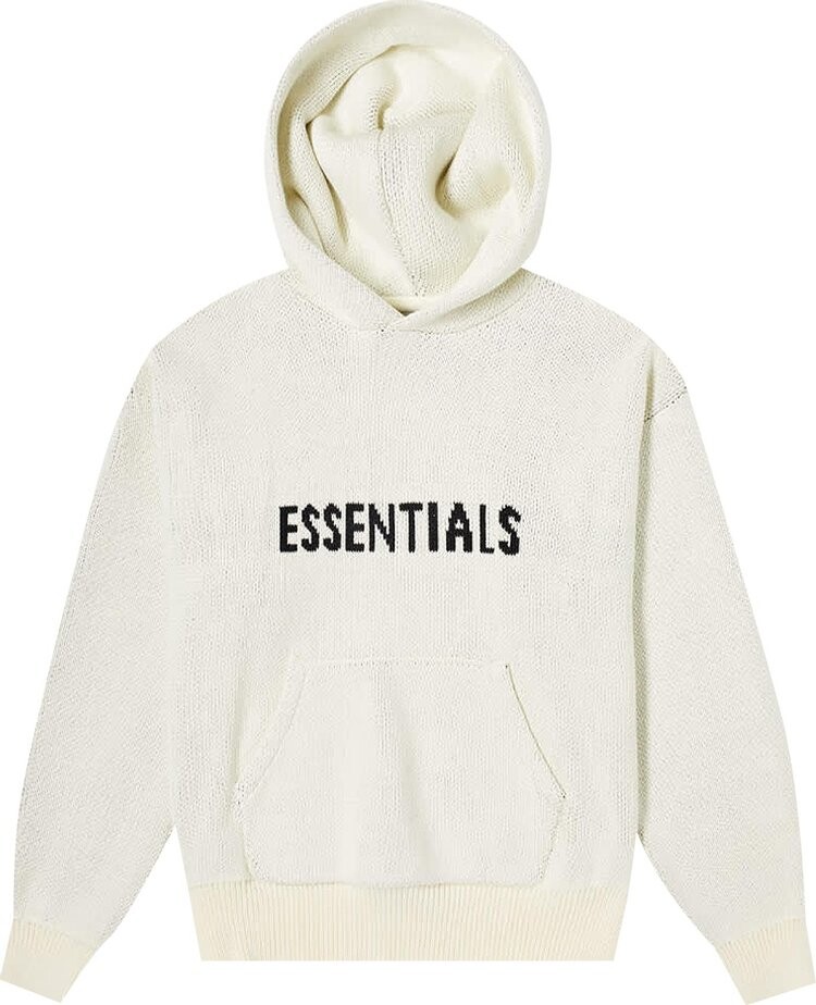 

Худи Fear of God Essentials Knit Hoodie 'Buttercream', кремовый, Бежевый, Худи Fear of God Essentials Knit Hoodie 'Buttercream', кремовый