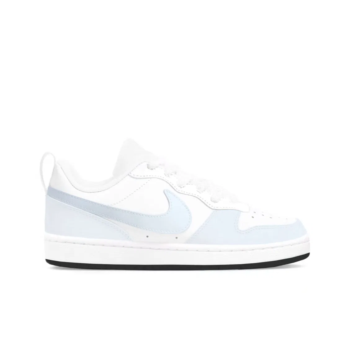 Скейтбордические кроссовки для детей, с низким верхом, Nike Court Borough, White Blue — фото 3