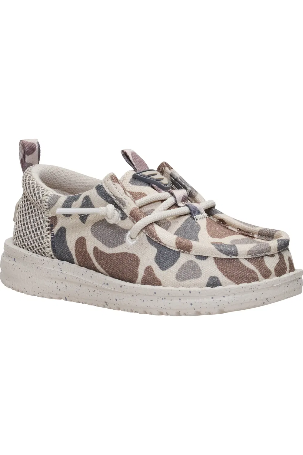Детские слипоны на мягкой подошве Wally Funk Burlebo Hey Dude, Taupe/Camo