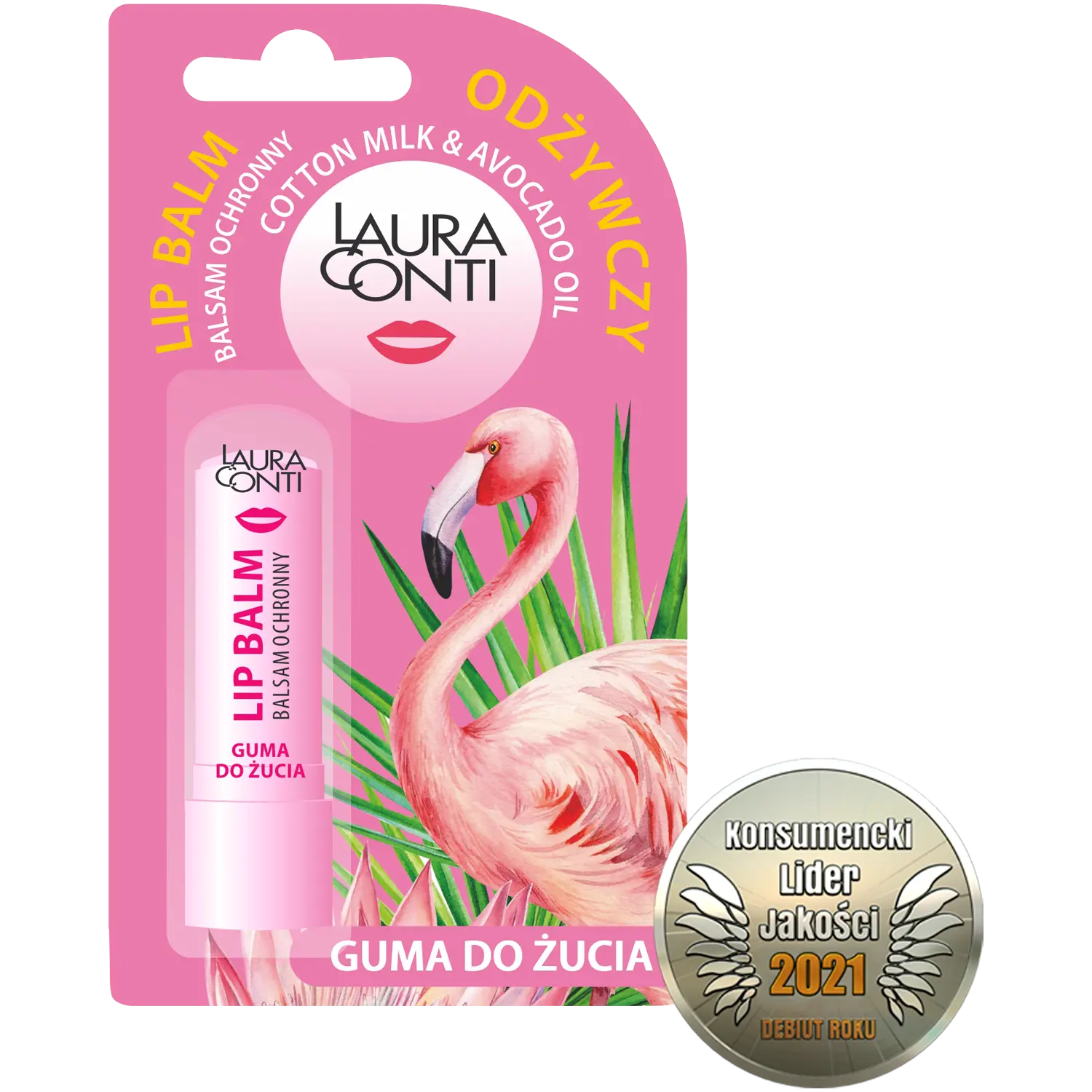 

Laura Conti Guma do żucia жевательная резинка защитный бальзам для губ, 4,8 г