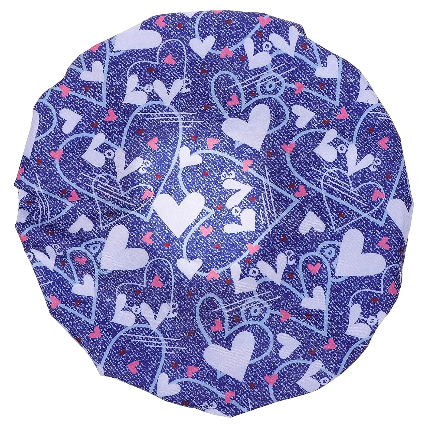 Шапочка для душа, Housoutil, набор 3 шт, 35x35 см, Blue