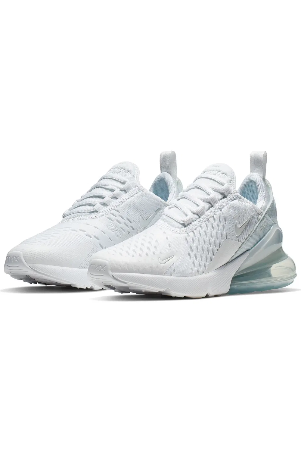 Кроссовки детские с амортизацией Air Max 270 Nike, 103 белый/белый
