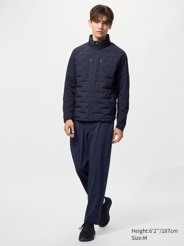 Комбинированная куртка Puffertech с флисом Uniqlo, 09 black — фото 2