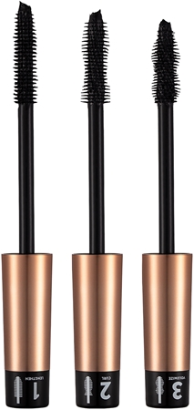 3 в 1 питательная тушь для ресниц flormar Triple Action Mascara, 8 ml — фото 3