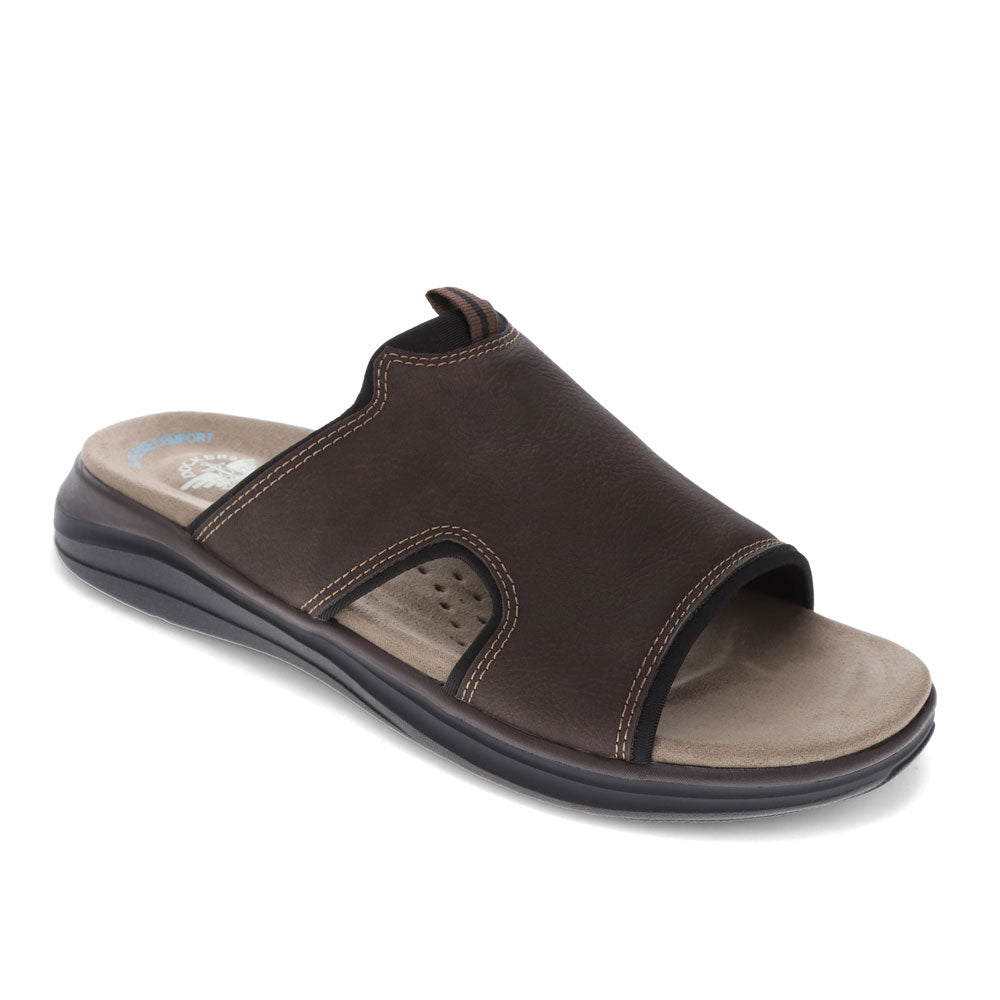 

Сандалии мужские Dockers Barlin Casual Slide, темно-коричневый/черный