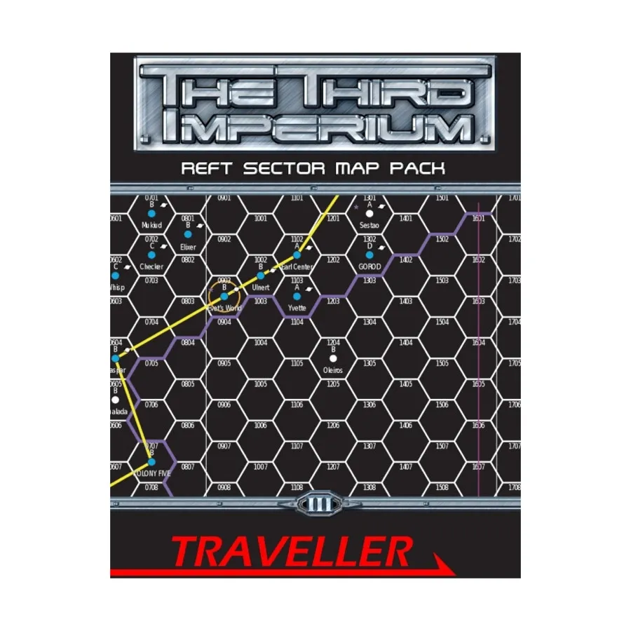 

Пакет карт сектора Рефт, Traveller (Mongoose 1st Edition) - The Third Imperium