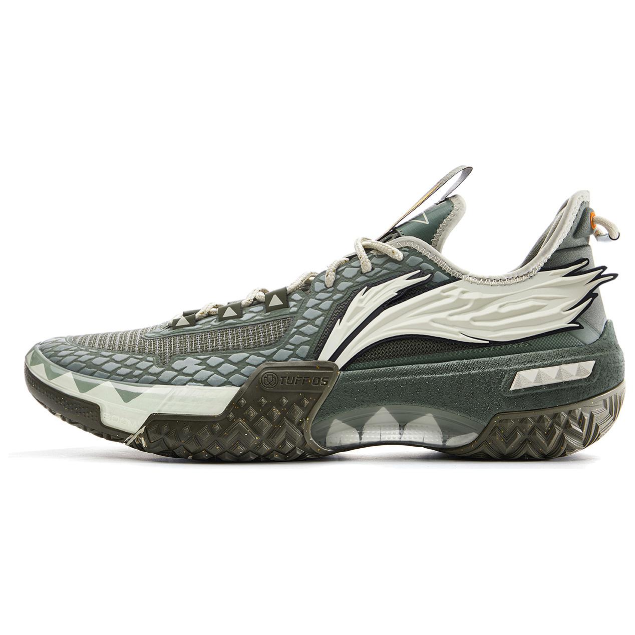 

Лининг амортизирующие противоскользящие легкие баскетбольные кроссовки с низким верхом мужские желто-зеленые Shudder