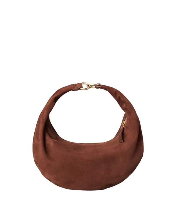 

Маленькая трансформируемая сумка-хобо в форме полумесяца 3-в-1 Hyer Goods, коричневый