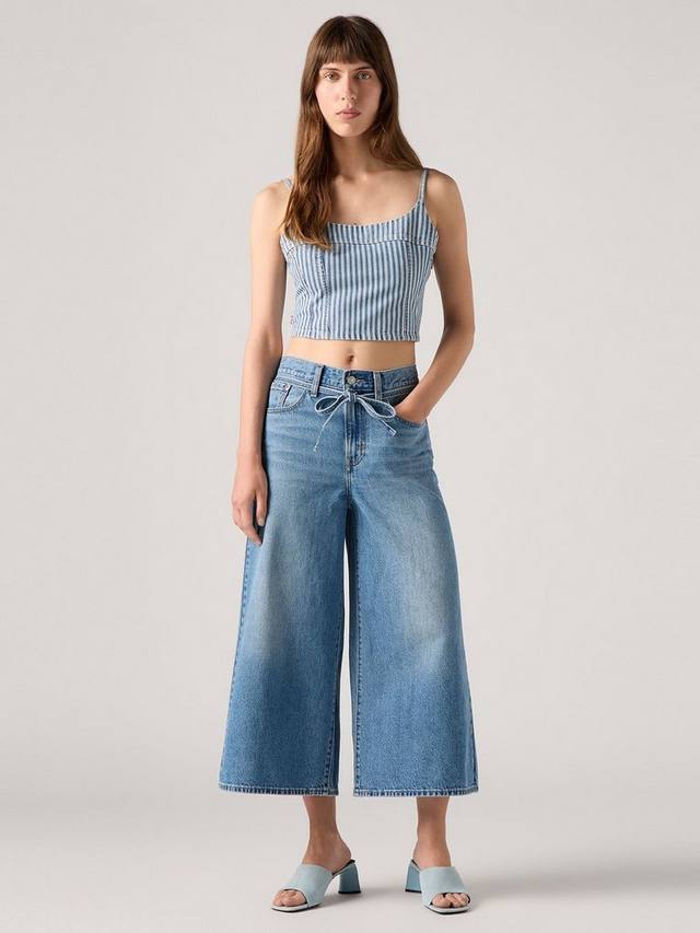 

Джинсовые брюки-кюлоты xl Levi's, цвет Hot And Cold