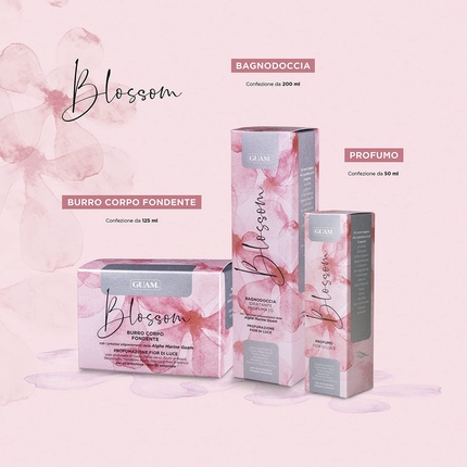 Гель для душа GUAM BLOSSOM Moisturizing and Antioxidant with Light Flower Fragrance 200ml - Made in Italy — фото 3