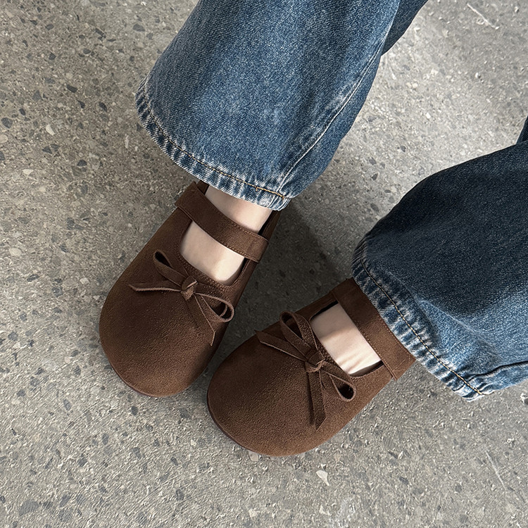 Yeezyy Reezy Женские противоскользящие тапочки с закрытым носком коричневые, цвет Brown — фото 4
