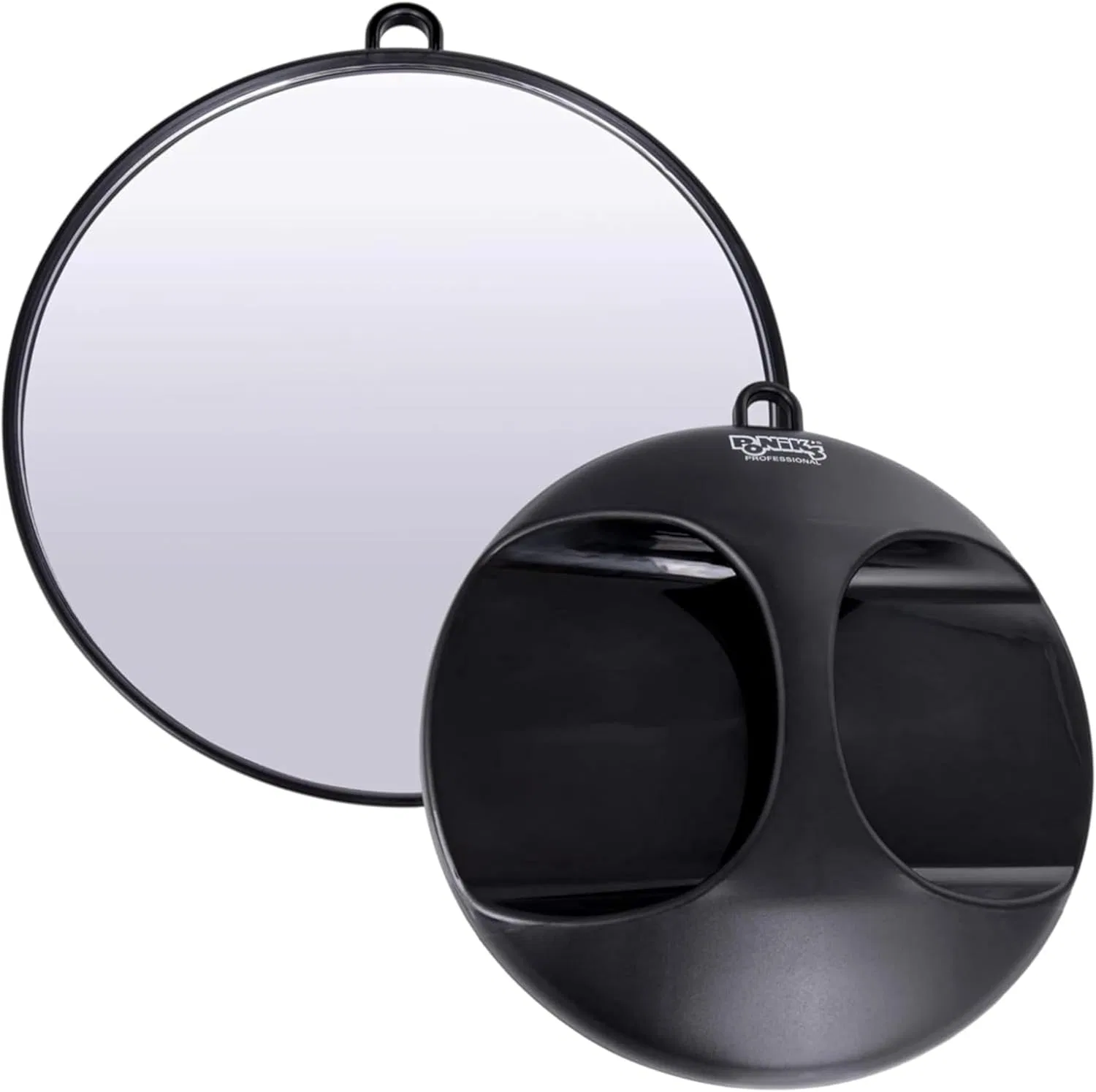 Портативное круглое парикмахерское зеркало PONIK'S PROFESSIONAL Ponik'S Professional, Black