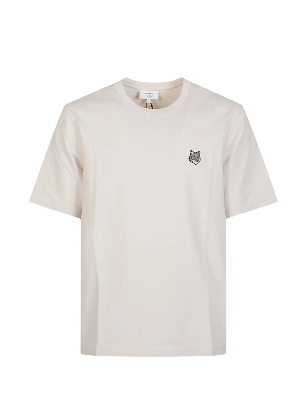 

Футболка с логотипом Maison Kitsuné, бежевый