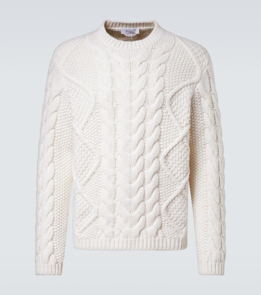 

Кашемировый свитер с рельефной вязкой Gabriela Hearst, Ivory