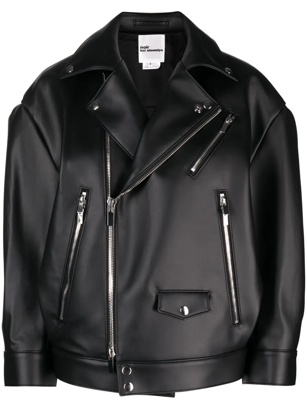 

Байкерская куртка из искусственной кожи Noir Kei Ninomiya, черный
