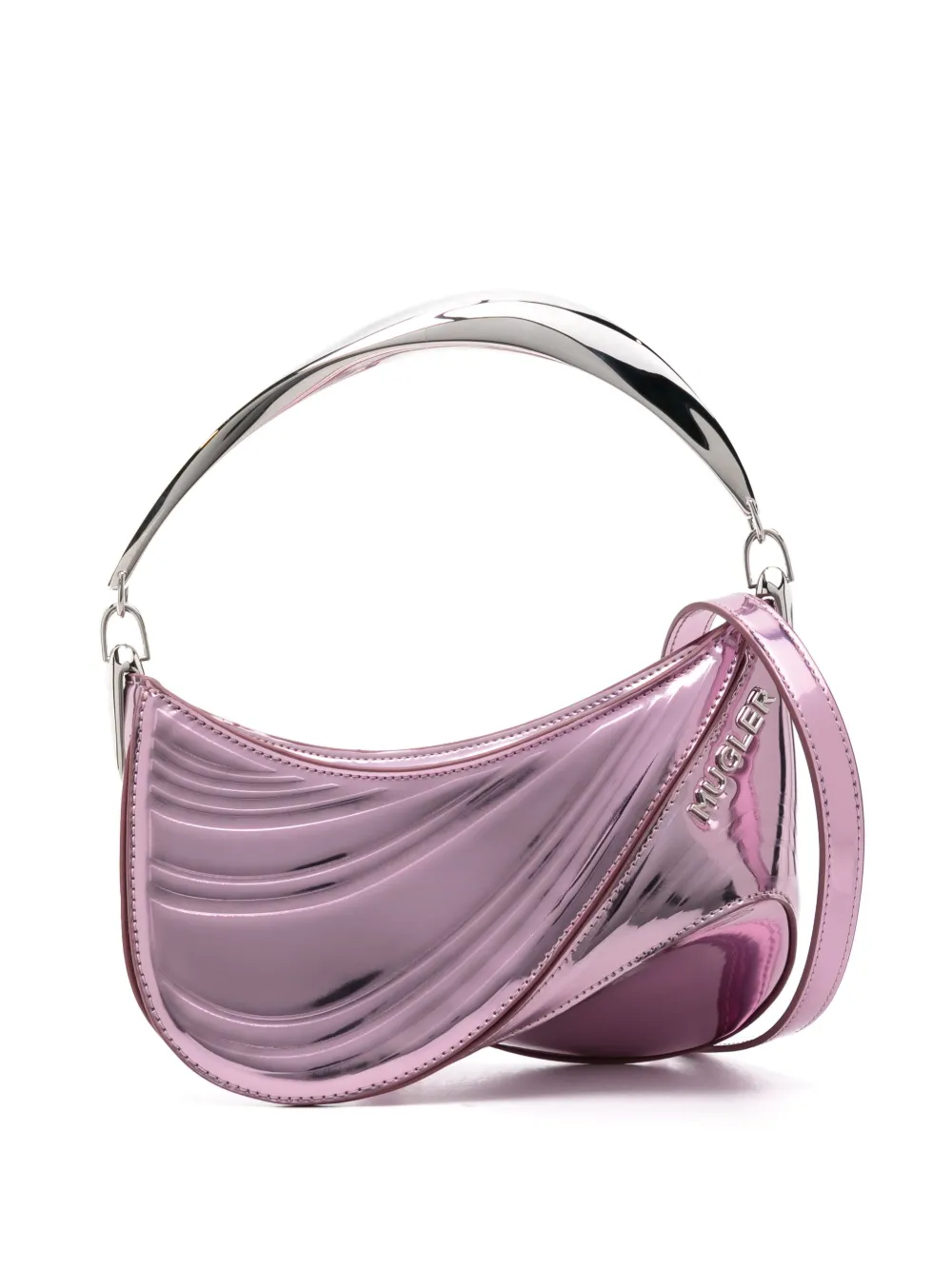 

Сумка на плечо Spiral Curve 01 Mugler, розовый