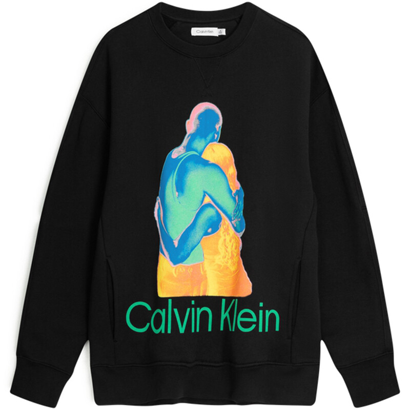 

Толстовка унисекс BAE - черная Calvin Klein, черный