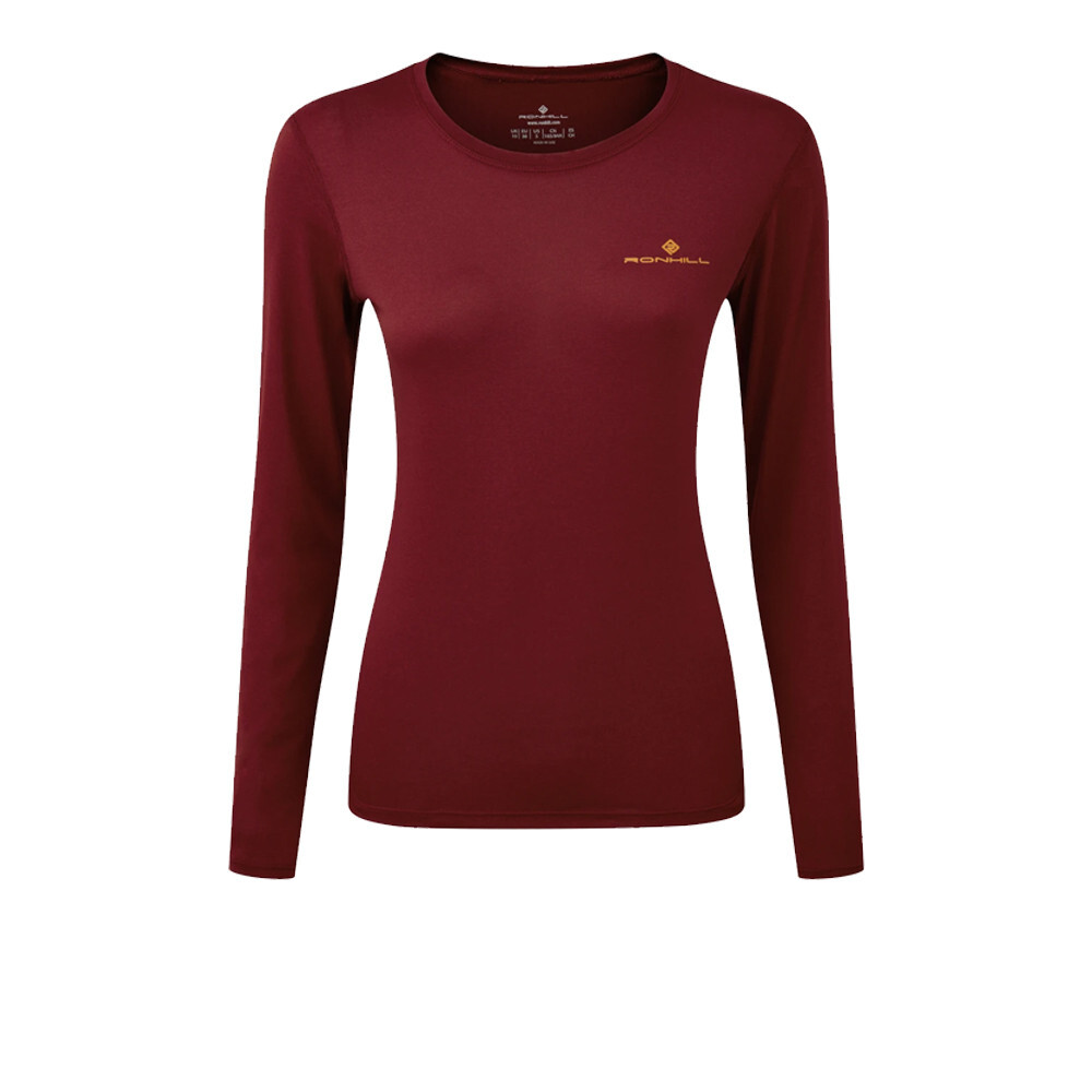 

Спортивный топ RonHill Core Long Sleeve, красный