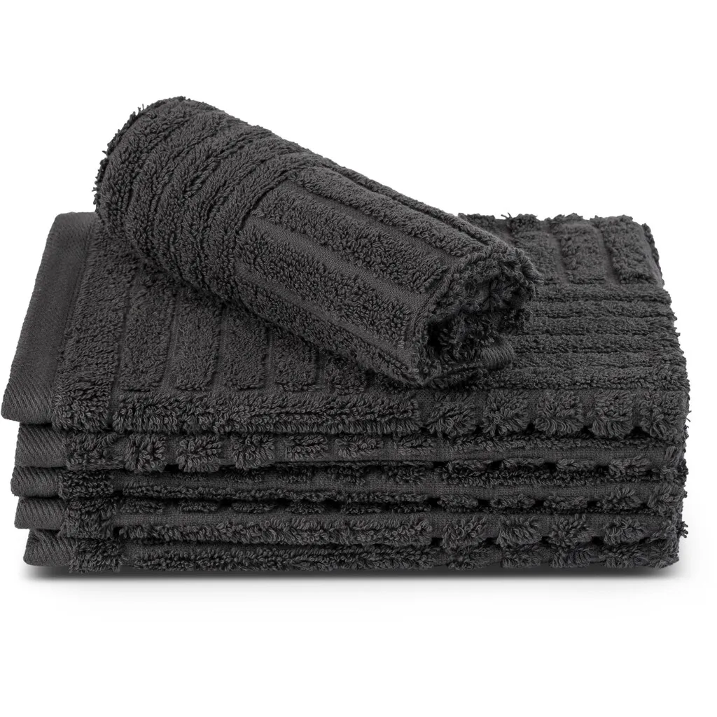 

Мочалка для рук ROSС CARRE, 100% хлопок, ребристая структура, большой выбор цветов Ross, антрацит