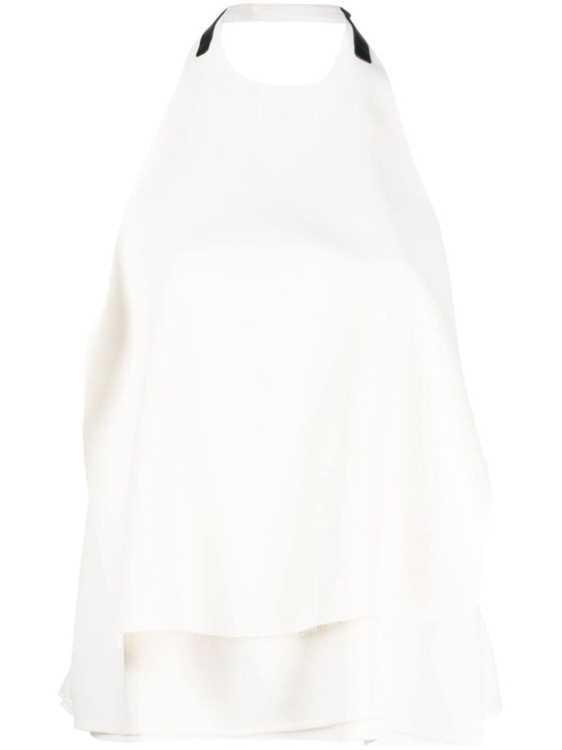 

Топ с открытой спиной и вырезом халтер Jil Sander, белый