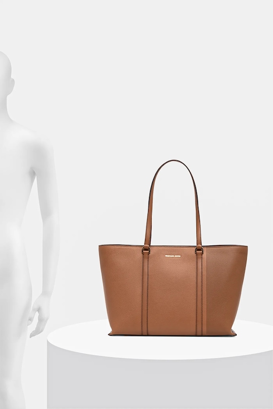 

Кожаная сумка Michael Michael Kors, коричневый