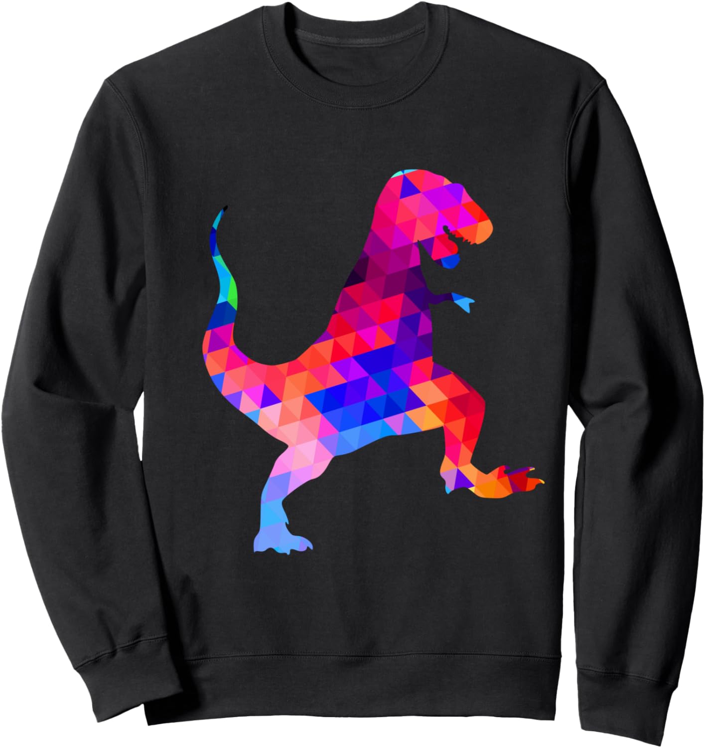 

Забавная толстовка с геометрическим рисунком тираннозавра для любителей динозавров Abstract Dinosaurs Designs T Rex Graphics, черный