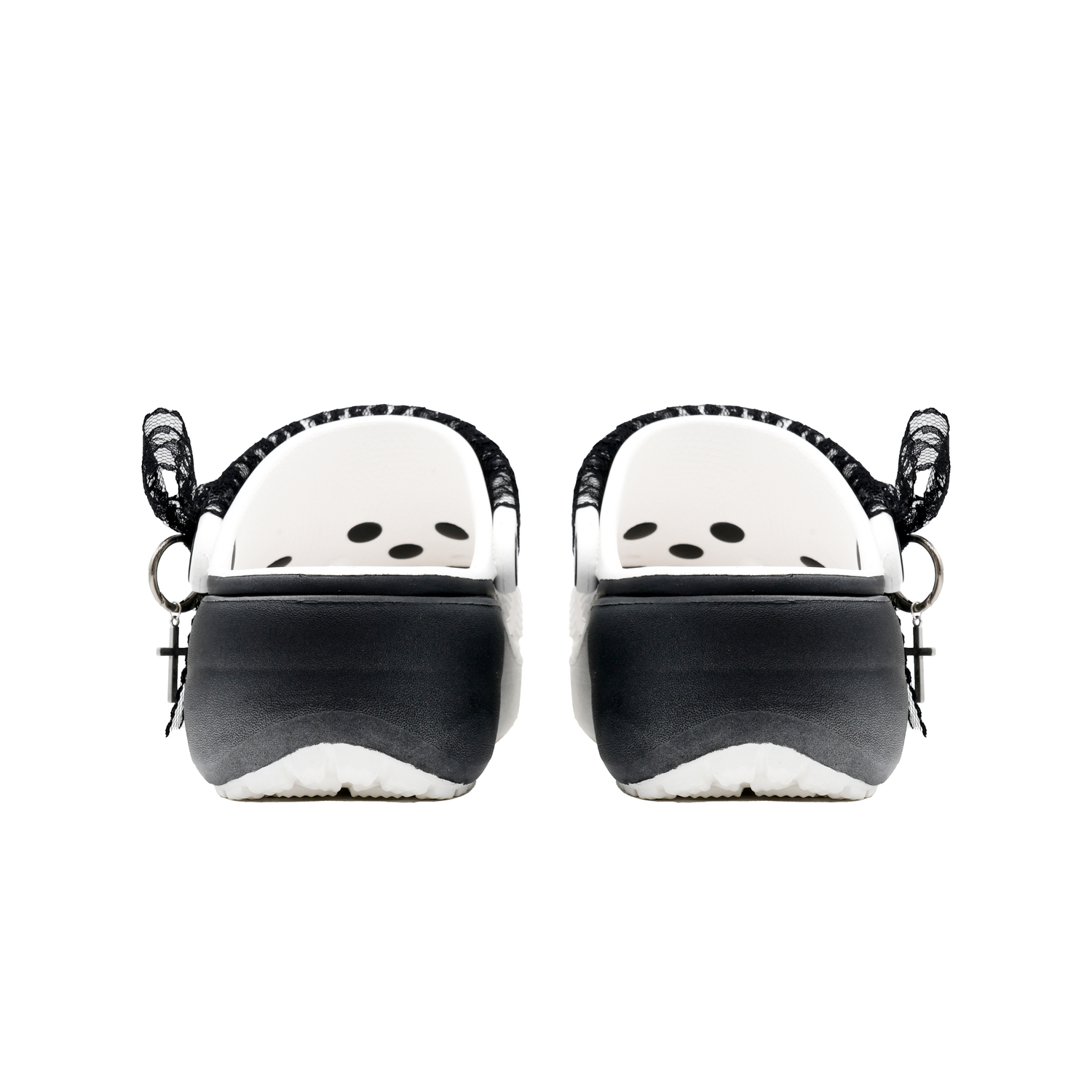 Crocs Классические платформенные клоги в стиле барокко Miss Clogs для женщин белого цвета, цвет White — фото 4