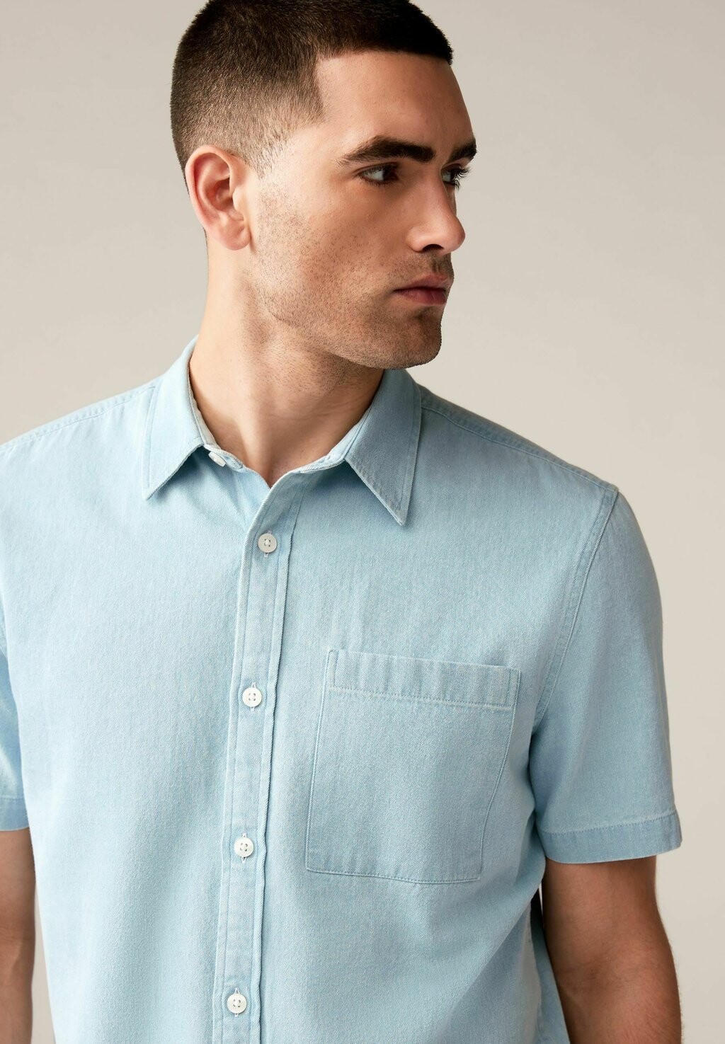 

Рубашка SHORT SLEEVE REGULAR FIT Next, синий
