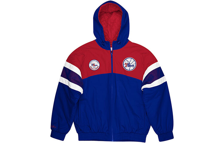 

Куртка унисекс красно-синий Mitchell Ness
