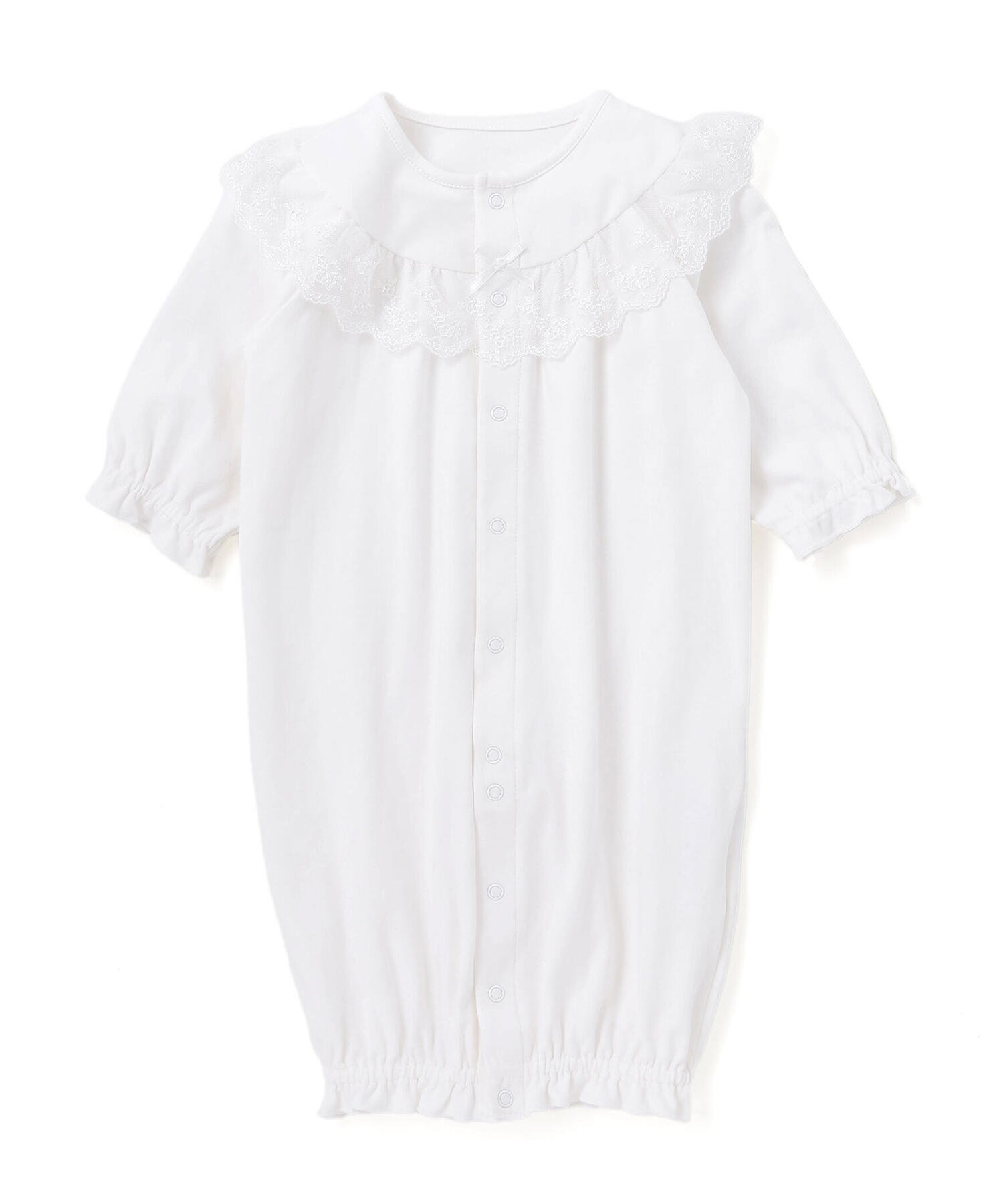 Комбинезон Кружево Ceremony Lace Mercerized Smooth 2-Way All-Baby (50-75 см) Tartine Et Chocolat, white
