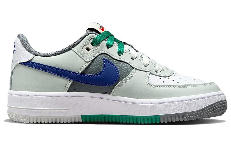 Женские кроссовки для скейтбординга Nike Air Force 1 Low, Зеленый/Белый — фото 2