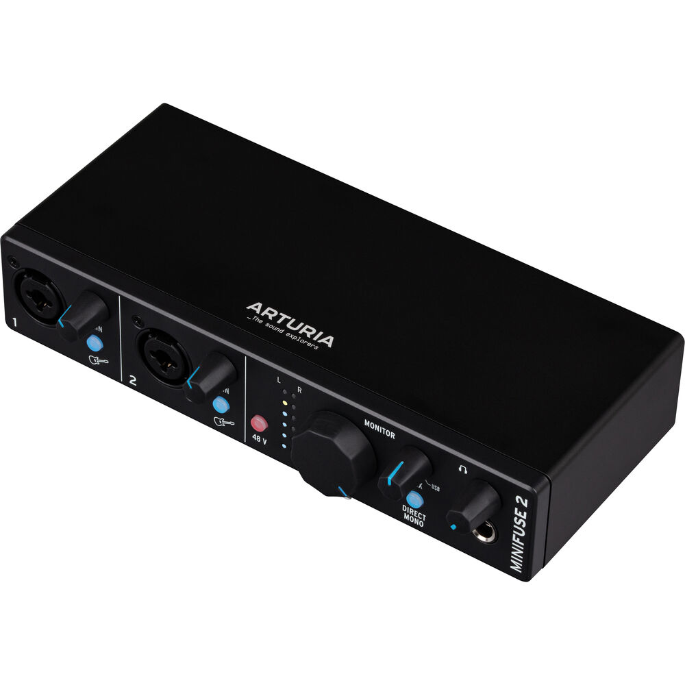 

Портативный аудио/MIDI-интерфейс Arturia MiniFuse 2 2x2 USB Type-C (черный)