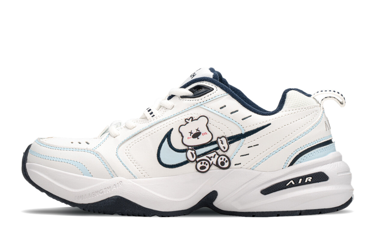 

Кроссовки Nike Air Monarch 4 Chunky Sneakers Unisex Low-top White/blue, белый/синий